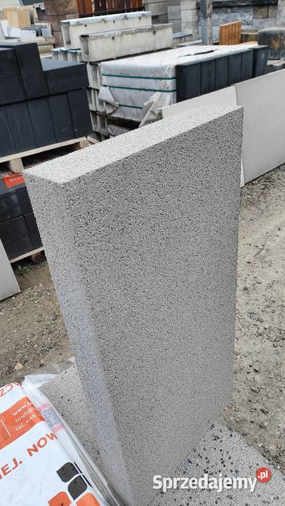 Płytka betonowa palisada stopień lewitujący blok Mszana Dolna