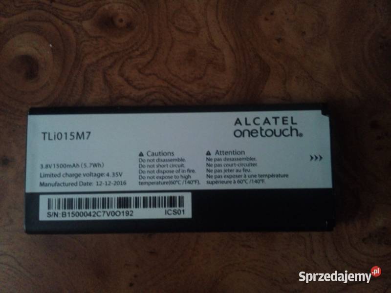 ORYGINALNA BATERIA  ALCATEL TLi015M1 4034 Pixi 4