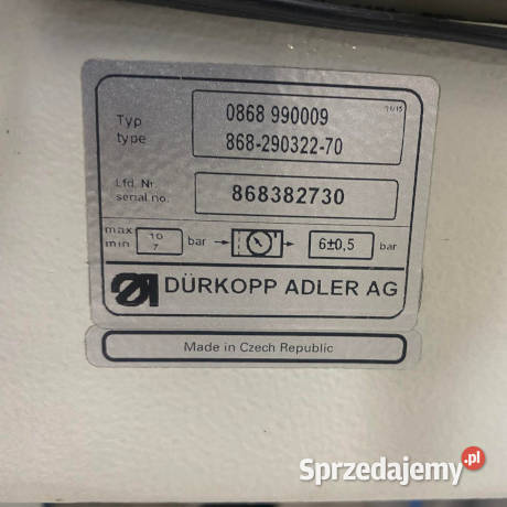 DURKOPP ADLER 868 29032270 STEBNÓWKA Rzeszów sprzedam