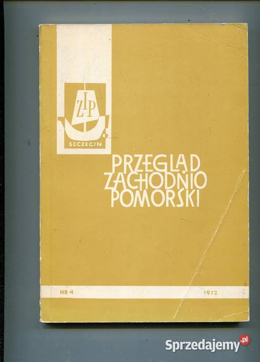 Przegląd Zachodniopomorski 4 1972 Rok wydania 1972 sprzedam