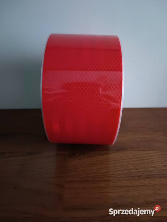 Taśma mikropryzmatyczna 100mm 50m ostrzegawcza