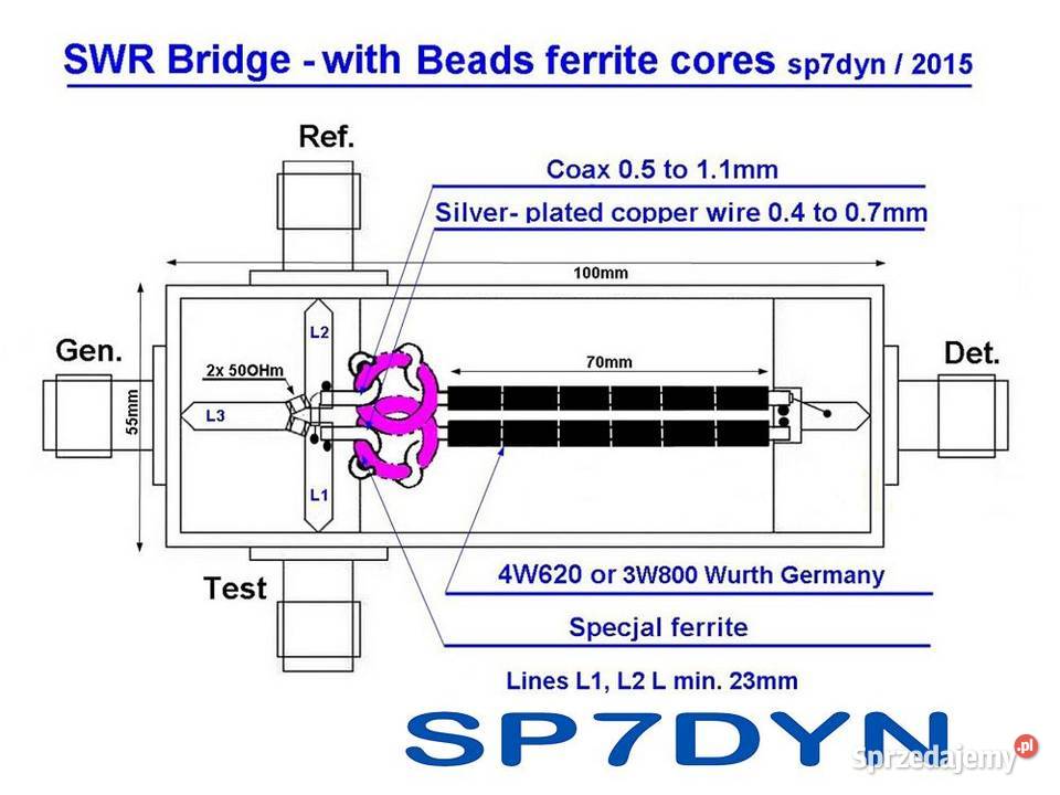 Rdzeń ferrytowy perełka dławik Wurth 50 łódzkie sprzedam