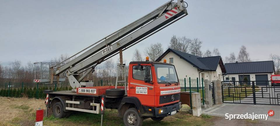 Usługi podnośnikiem koszowym zwyżka 18m Goleniów usługi budowlane