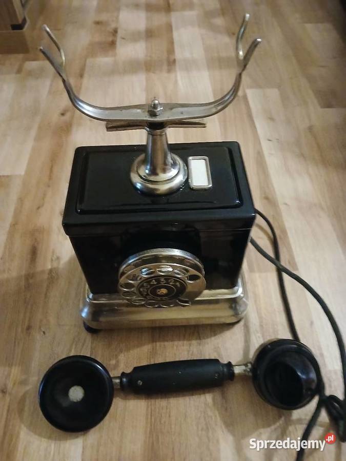 Stary telefon na tarcze z lat 30 tych Telefony przewodowe Kraków