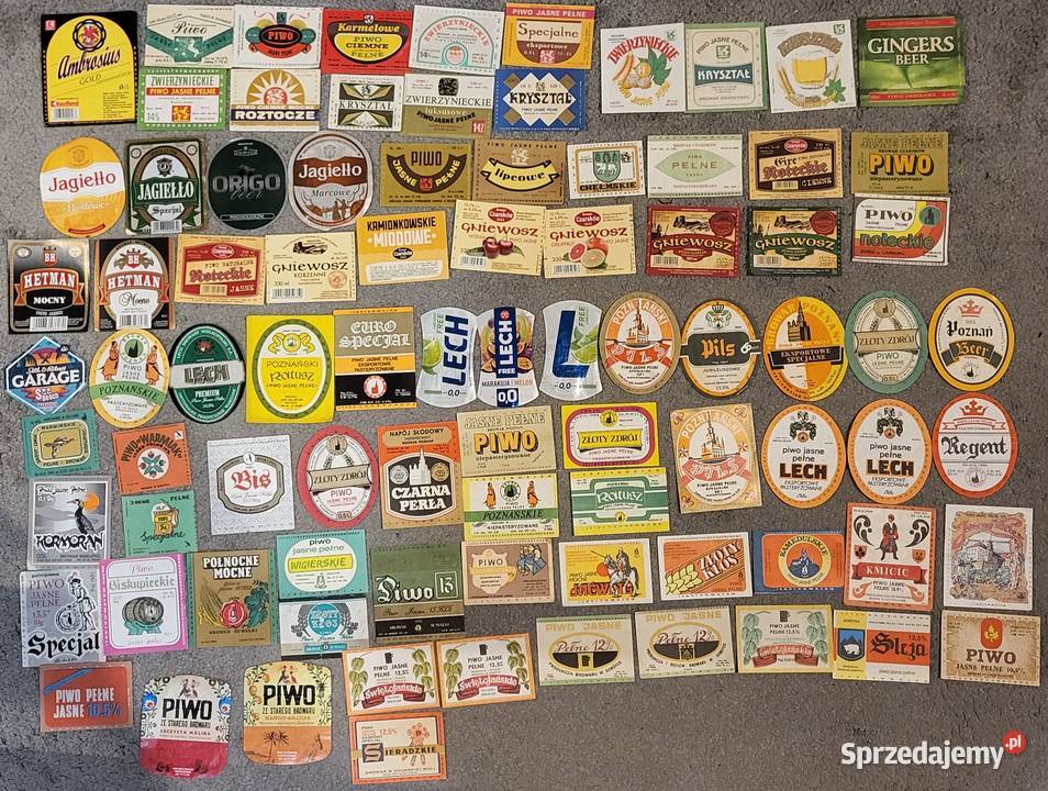 Etykiety piwne zestaw 352 etykiet piwnych