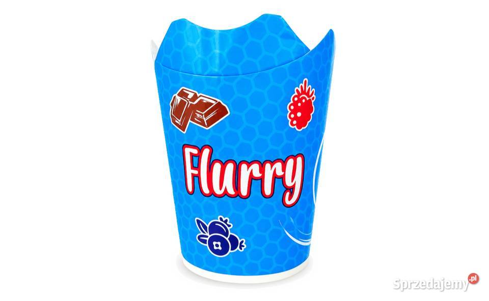 Kubki do lodów flurry kubek składany papierowy Sandomierz