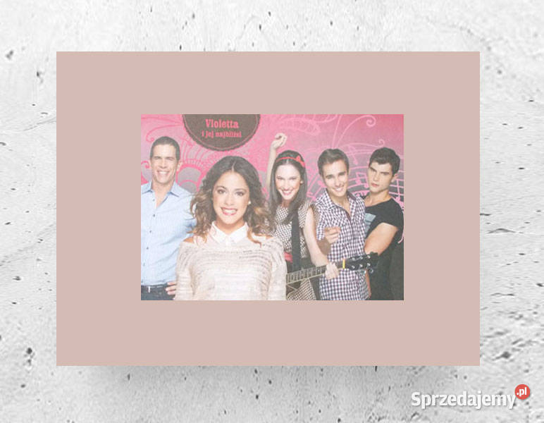 Violetta aktorzy plakat A4 mały plakat z filmu wielokolorowy Bydgoszcz