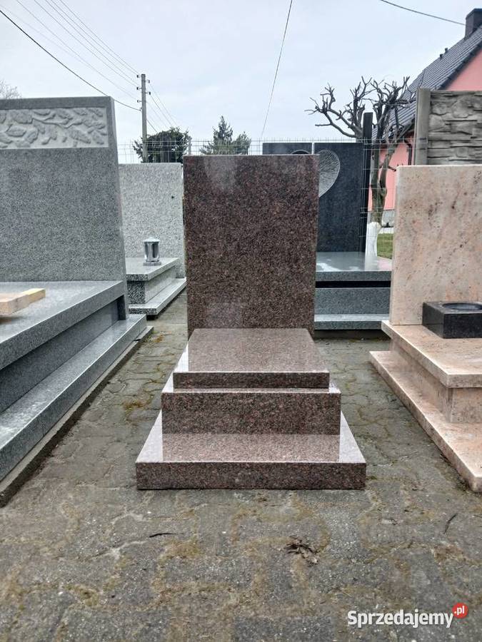 Nagrobek urnowy bohus red Strzegom Wrocław