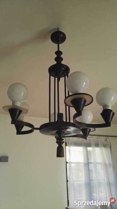 Lampa mosiężna wisząca do salonu małopolskie sprzedam