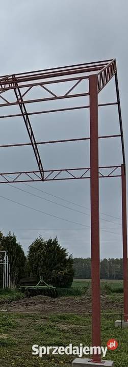Konstrukcja stalowa dach dwuspadowy 8x9 Możliwy Białystok