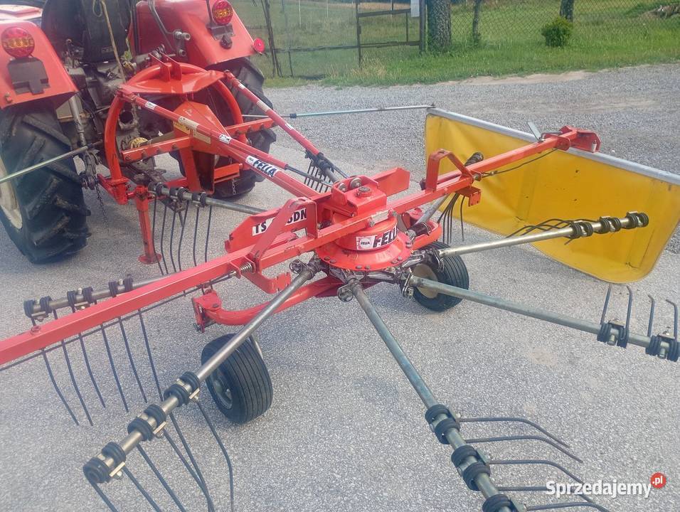 Zgrabiarka karuzelowa fella ts 286 dn super stan Fella Łagów