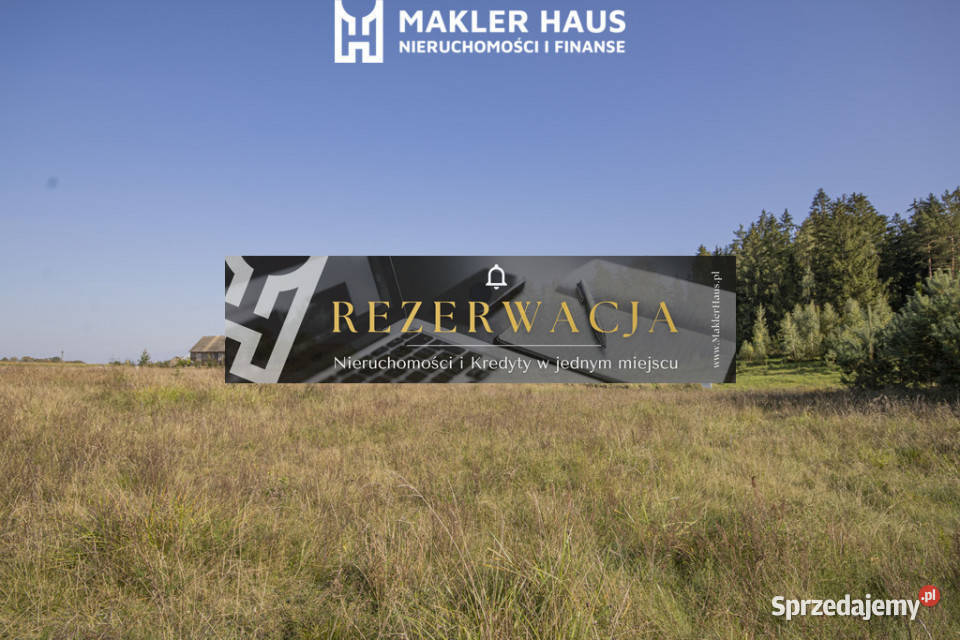 Działka 3001 m2 z warunkami zabudowy Węgielnia