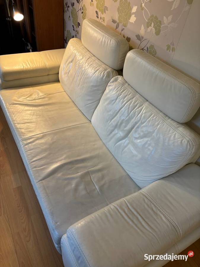 SOFA SKÓRZANA ROZKŁADANA mazowieckie Warszawa sprzedam