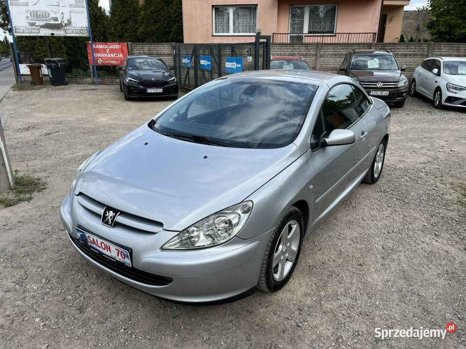Peugeot 307 CC 20 Klima Alu El szyby KS Serw Bez elektryczne lusterka śląskie Częstochowa sprzedam