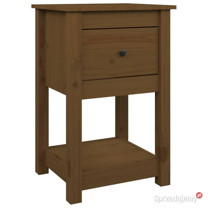 Szafka nocna miodowy brąz 40x35x615 lite drewno Warszawa