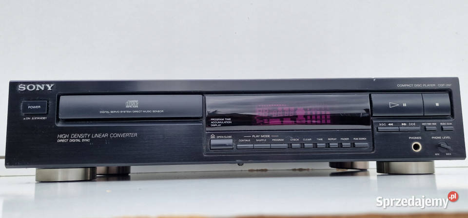 Cd player SONY 297 CDP297 odtwarzacz kompaktowy wielkopolskie