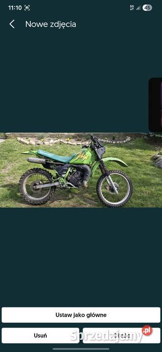 Kawasaki kmx 125 enduro przerobiony na crossa Gabryelin