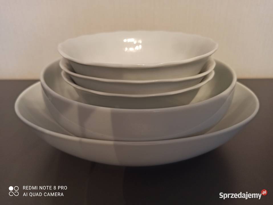 Salaterki półmiski porcelana Karolina 5 podlaskie Warpechy Stare sprzedam