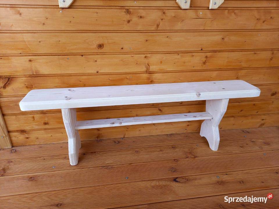 Ławka drewniana ogrodowa świerkowa Miechów