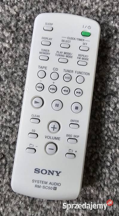 Pilot Sony audio RMSC50 sprawny wysyłka 0 Wieże i miniwieże Kraków