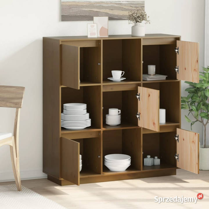 Szafka miodowy brąz 1105x35x117 lite drewno mazowieckie Warszawa