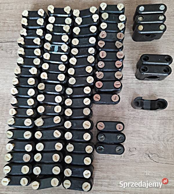 Uchwyt uchwyty przewodu z demontażu 58 z lat PRL