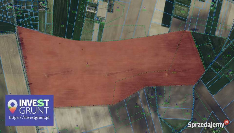 7427 ha przetarg na dzierżawę gruntów rolnych 742700m2 Gzin