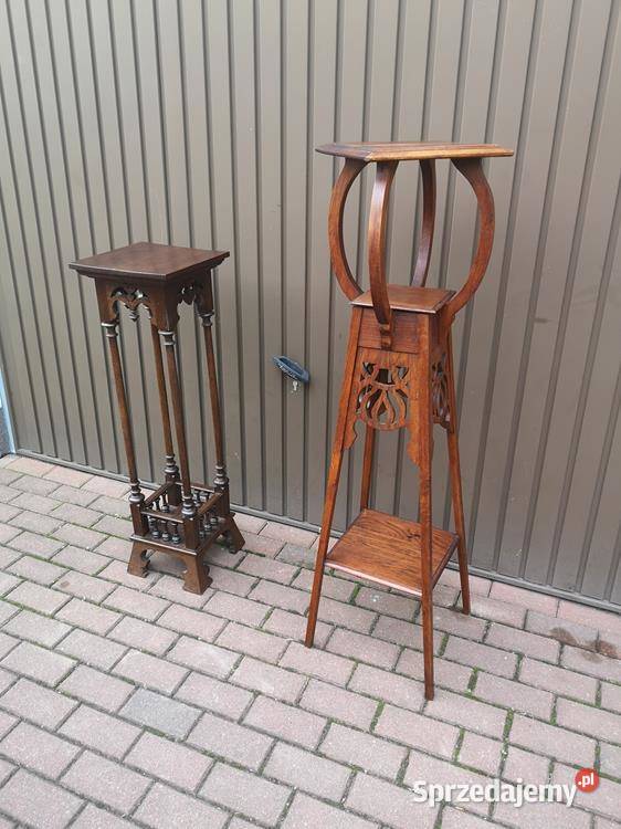 Kwietnik Dębowy Antyk Stary W Stanie Okazja Swarzędz