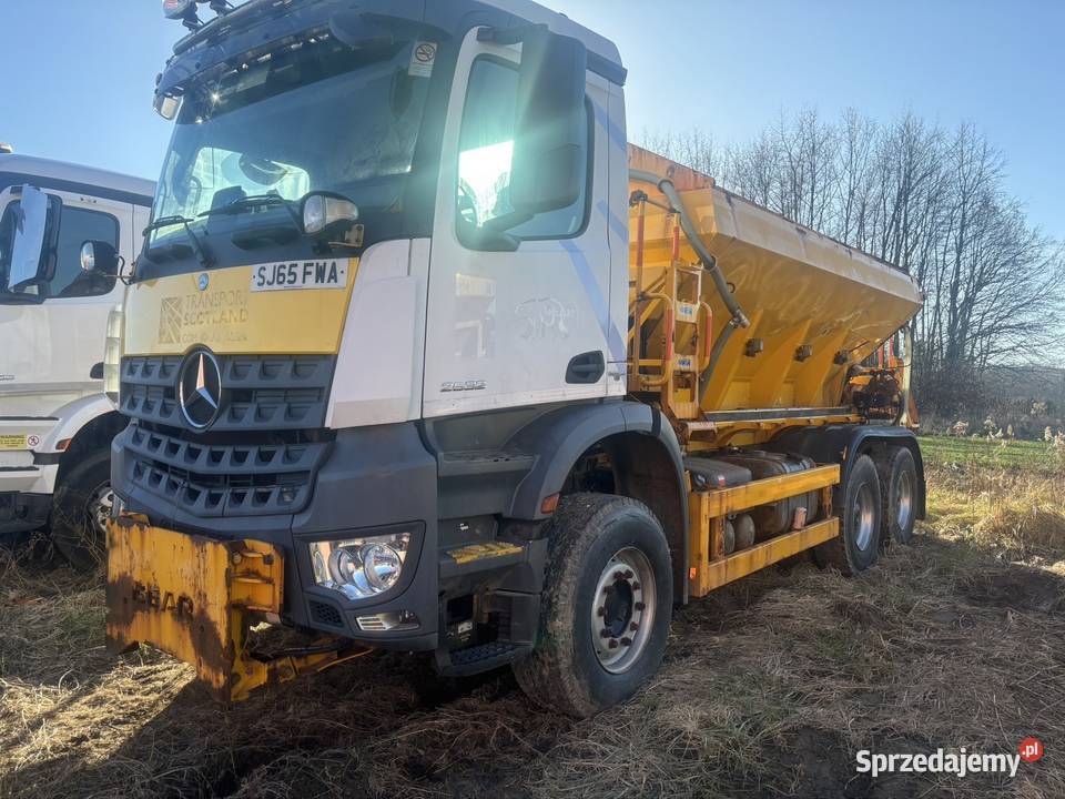 Mercedes Arocs 2630 6x4 2015 euro6 piaskarka nie Pługi (piaskarki) Ropczyce sprzedam