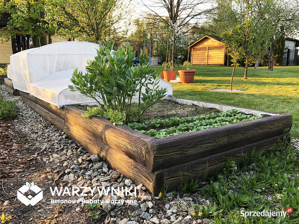 Trwały warzywnik ogrodowy skrzynie na warzywa Górno