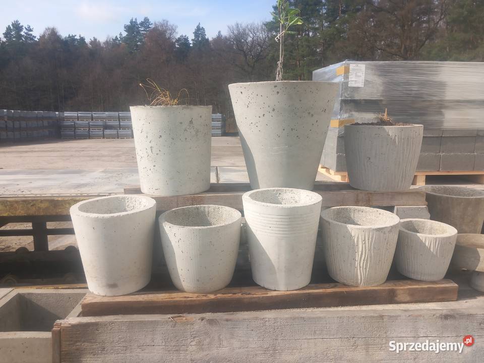 Donice u doniczki betonowe Grodzisko sprzedam