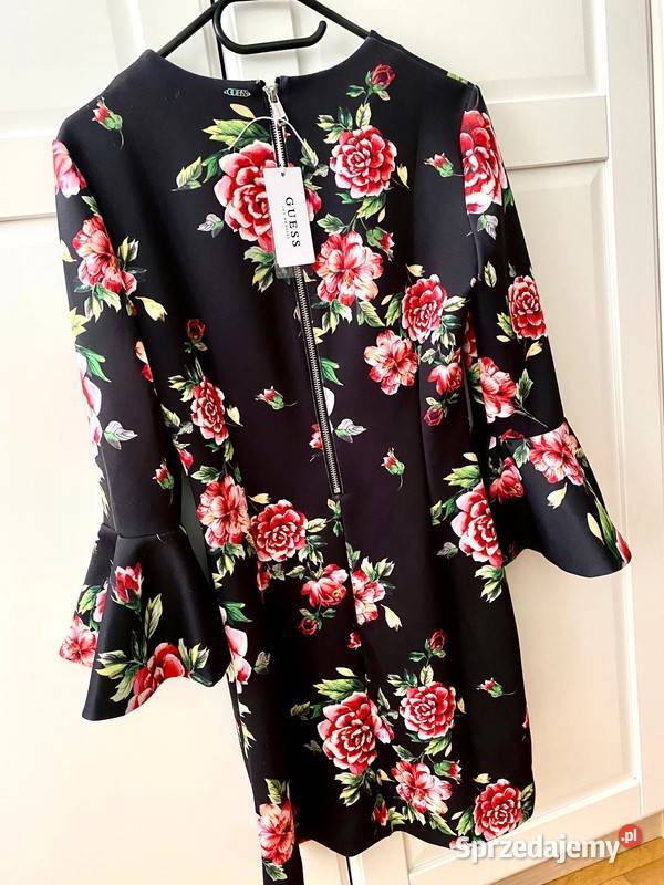 Guess Nowa szykowna elegancka sukienka metka 100 czerwony Bielsko-Biała