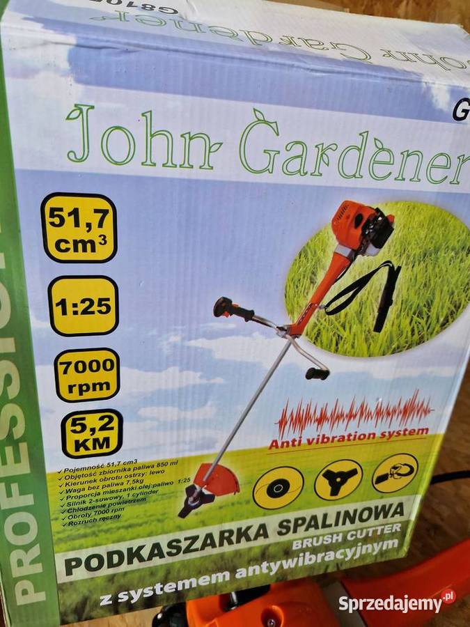 Podkaszarka spalinowa antywibracyjna 52cc JG wielkopolskie Głogowa