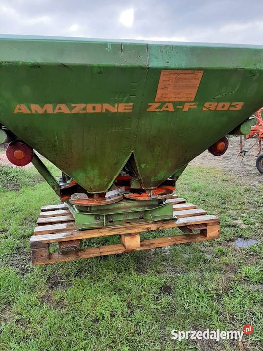 Rozsiewacz nawozu Amazone ZAF 804 na hydraulice nieuszkodzony dolnośląskie