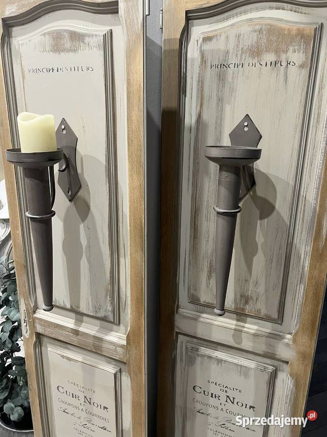 Panel dekoracja prowansalska stare drzwi