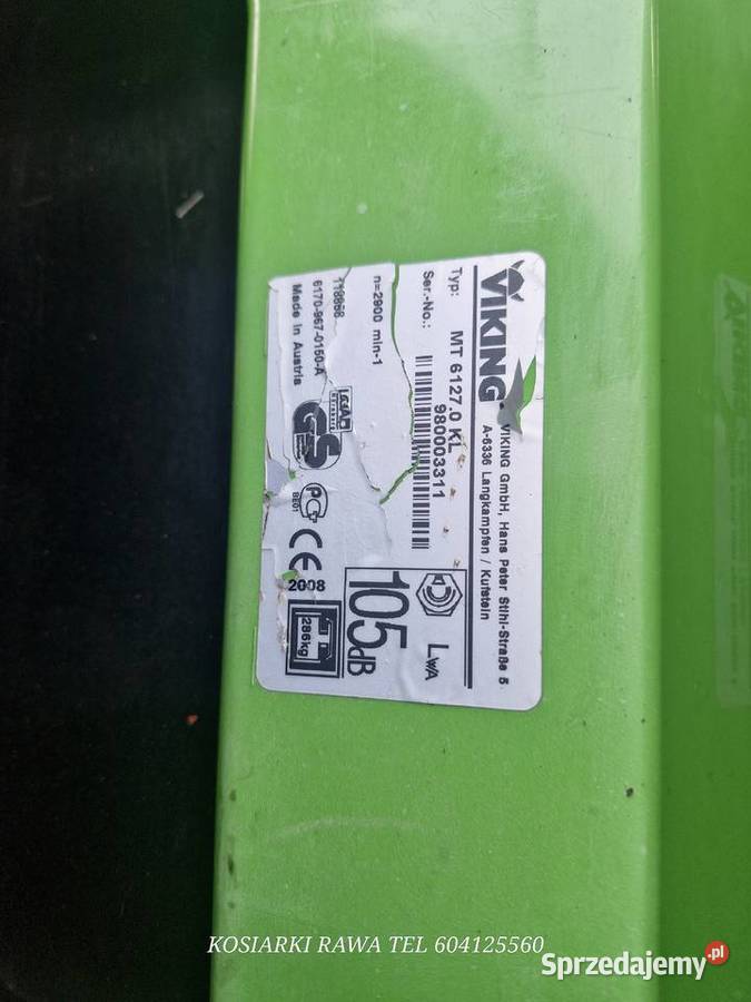 Kosiarka traktorek Viking stihl t6 kawasaki v2 sprzedam