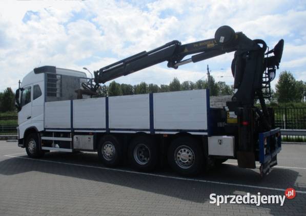 Volvo FH 8x4 skrzynia z dzwigiem do budowlanki Warszawa