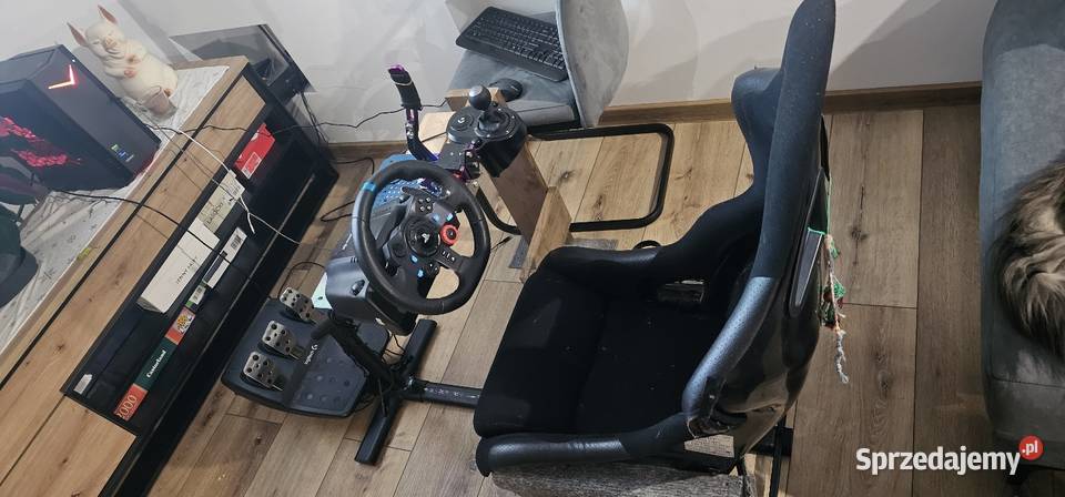 Kierownica z fotelem simracing g29 full osprzet Bulowice sprzedam