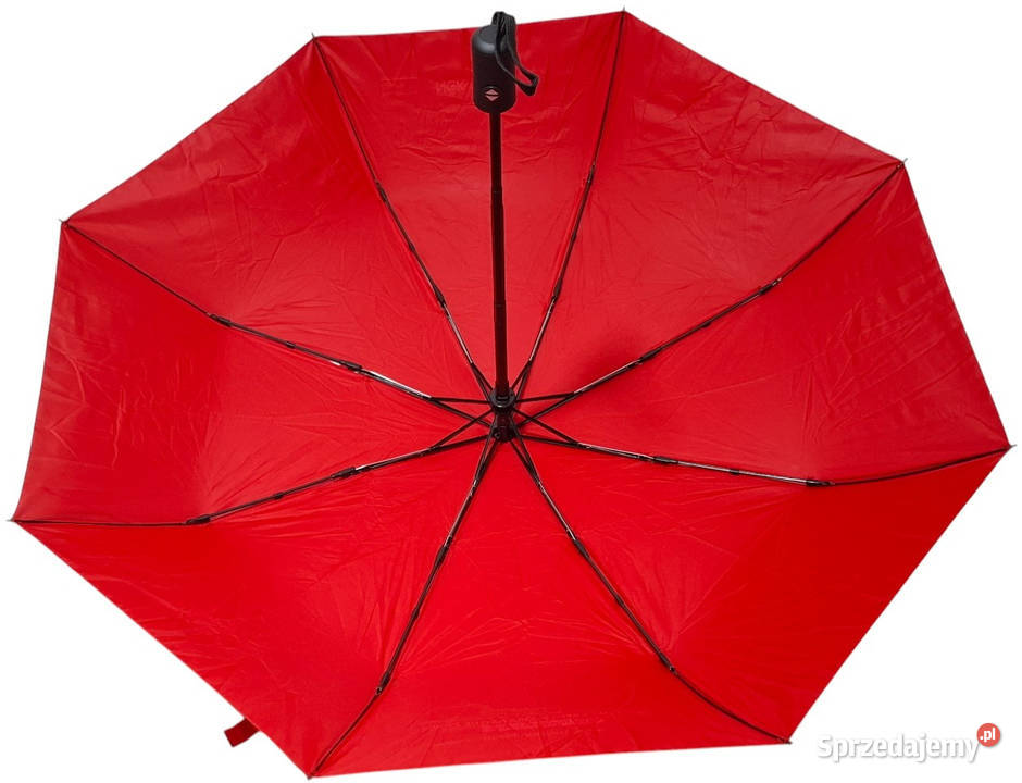 Parasol automatyczny składany czerwony 56x96 śląskie Czeladź