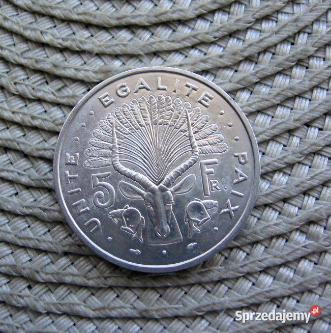 Dżibuti 5 Franków 1991r wielkopolskie