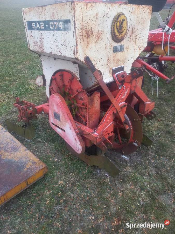 Sadzarka czeska agrostroj 2 rzędowa sa2 074 Mokra