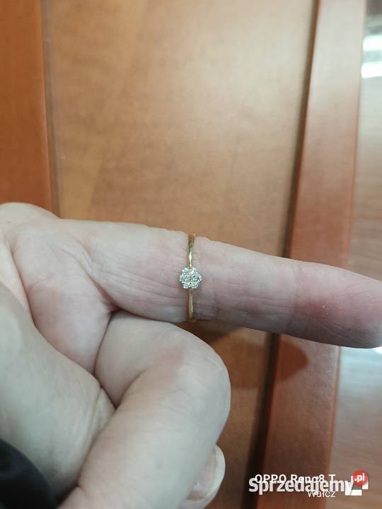 Złoty Nowy pierścionek 14 pr333 Wałcz