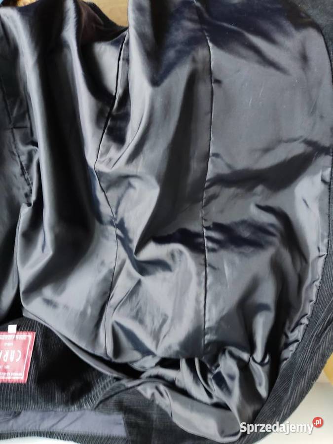 Marynarka sztruksowa Carry męska czarna Głuchołazy