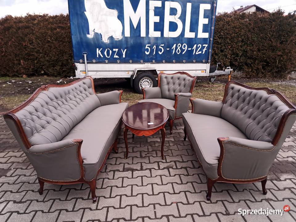 Komplet Wypoczynkowy 321 Dąb Jasny Brąz śląskie Kozy