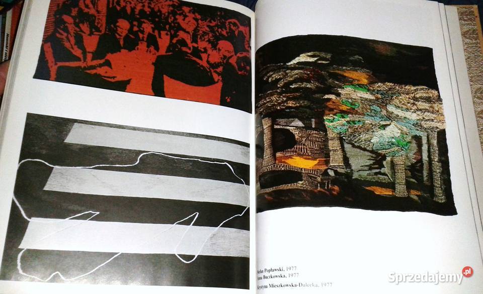 Współczesna tkanina polska Irena Huml Chełm sprzedam