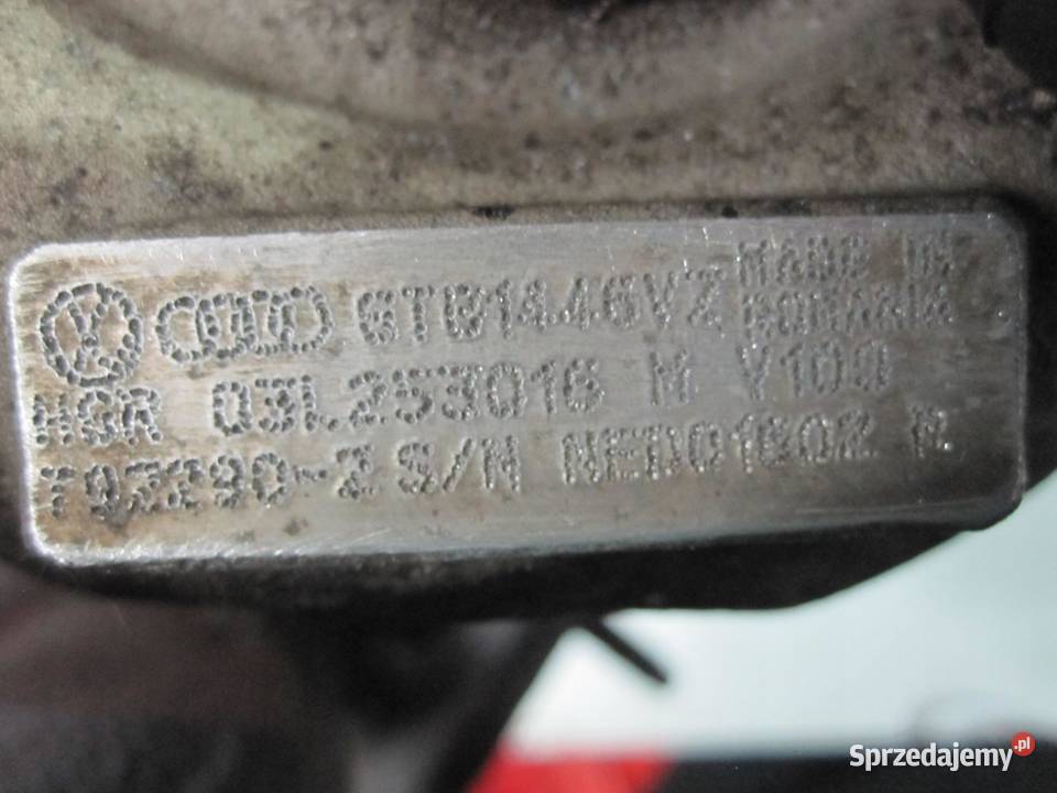 VW T5 LIFT T6 20 TDI 11r turbosprężarka z