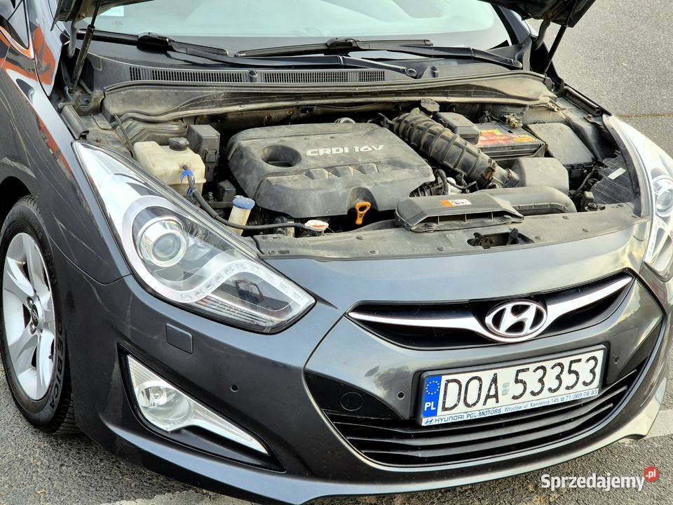 Hyundai i40 17CRDi 136 Salon Polska 2013r LED Rok produkcji 2013 Wierzbno