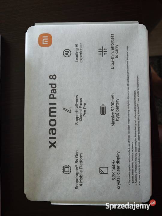 Tablet Xiaomi pad 8 wielkopolskie Nowa Plewnia sprzedam