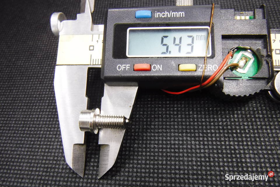 Śruba mosiężna śruby mosiężne M5 x 17mm skok Otwock