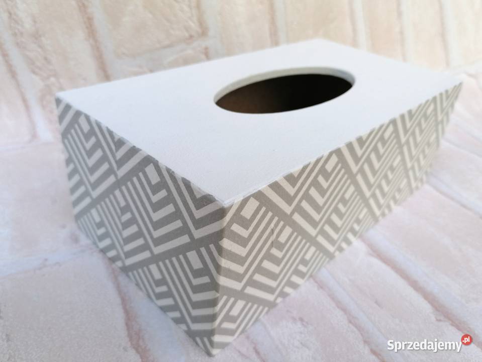 Kuchnia pudełko chustecznik liście monstera wielokolorowy Warszawa